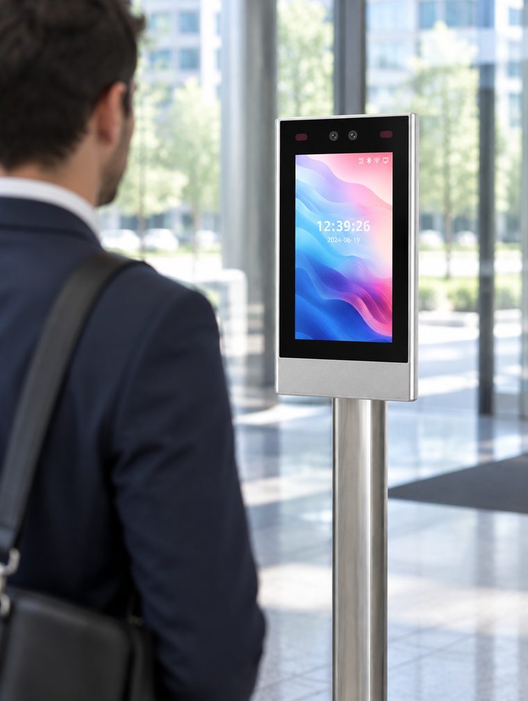 SKO Plus · Pedestal en recepción