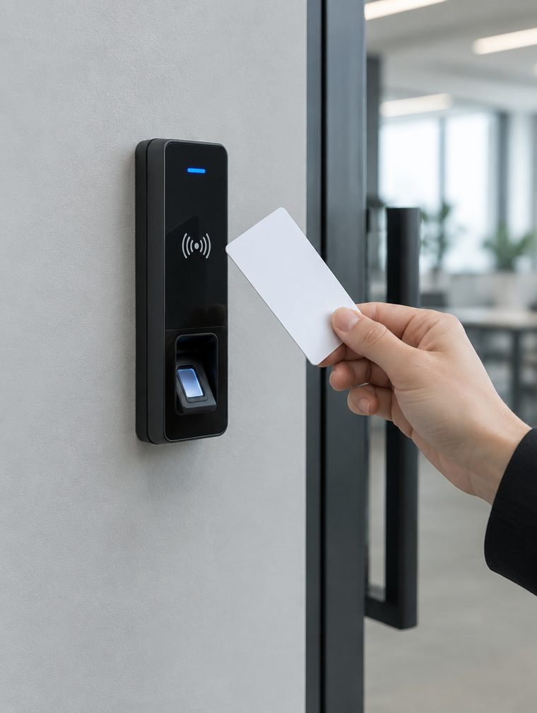 SKO Pro A2 · Lector biométrico en la puerta
